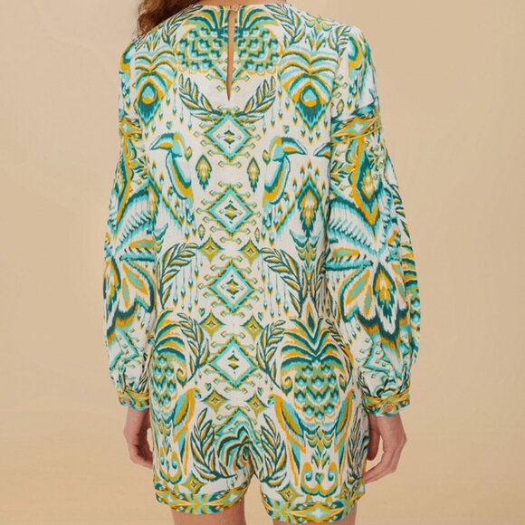 NWT Farm Rio Tropical Tapestry Romper - Picture 2 of 3